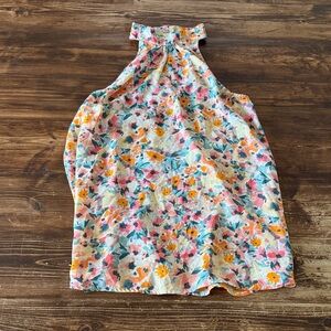 Willow & Root Multicolor Floral Halter Blouse
